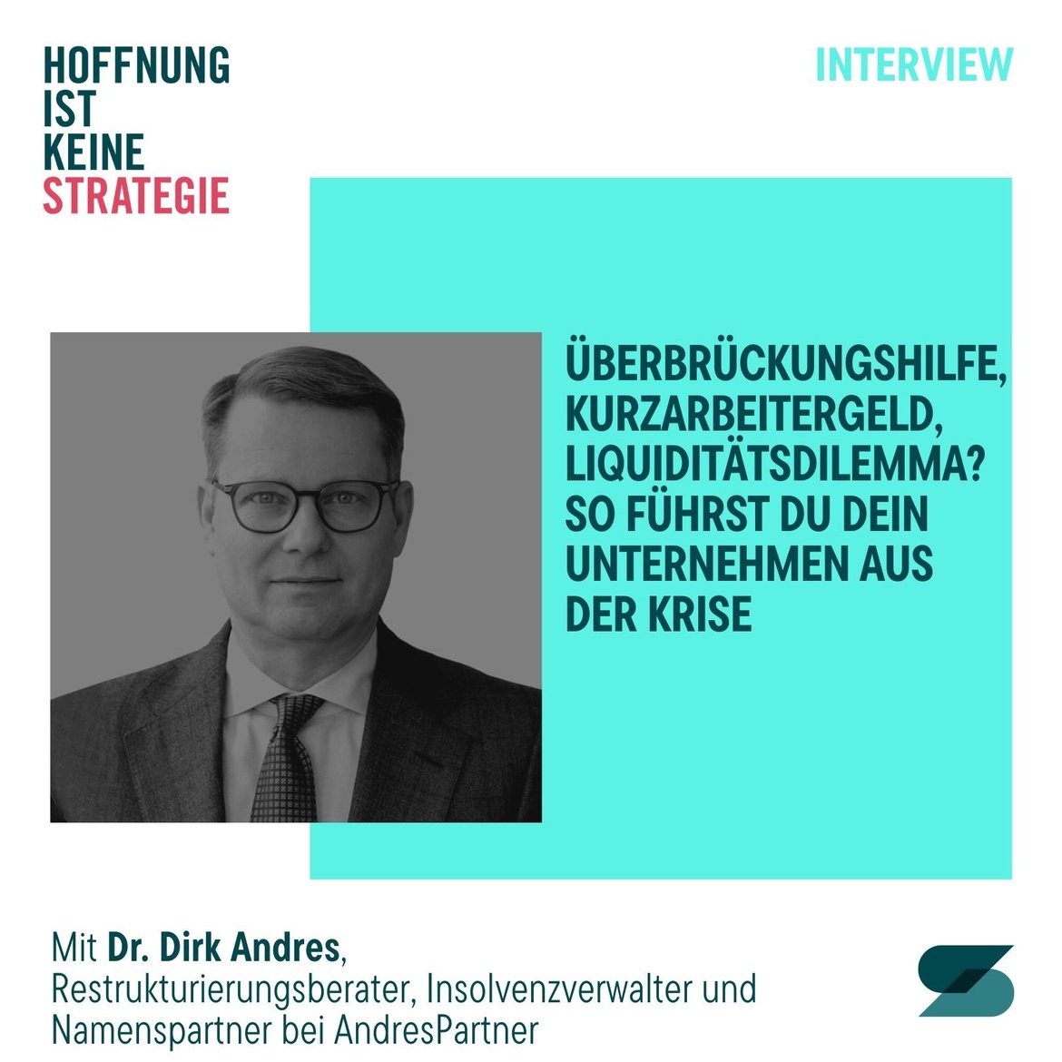 #05 Überbrückungshilfe, Kurzarbeitergeld, Liquiditätsdilemma? So führst du dein Unternehmen aus der Krise